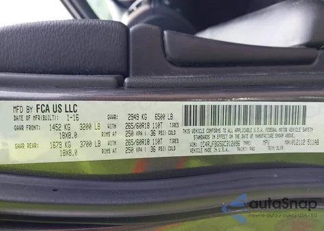 2016 Jeep Grand Cherokee Limited z USA, uszkodzony, nr VIN 1C4RJFBG5GC312096